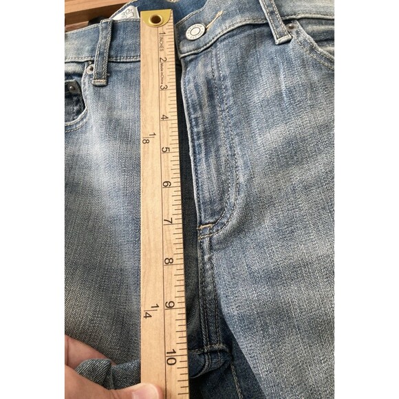 NEW Gap 1969 True Skinny Jeans Distressed 30 Regular Light Blue Denim - Picture 13 of 13
